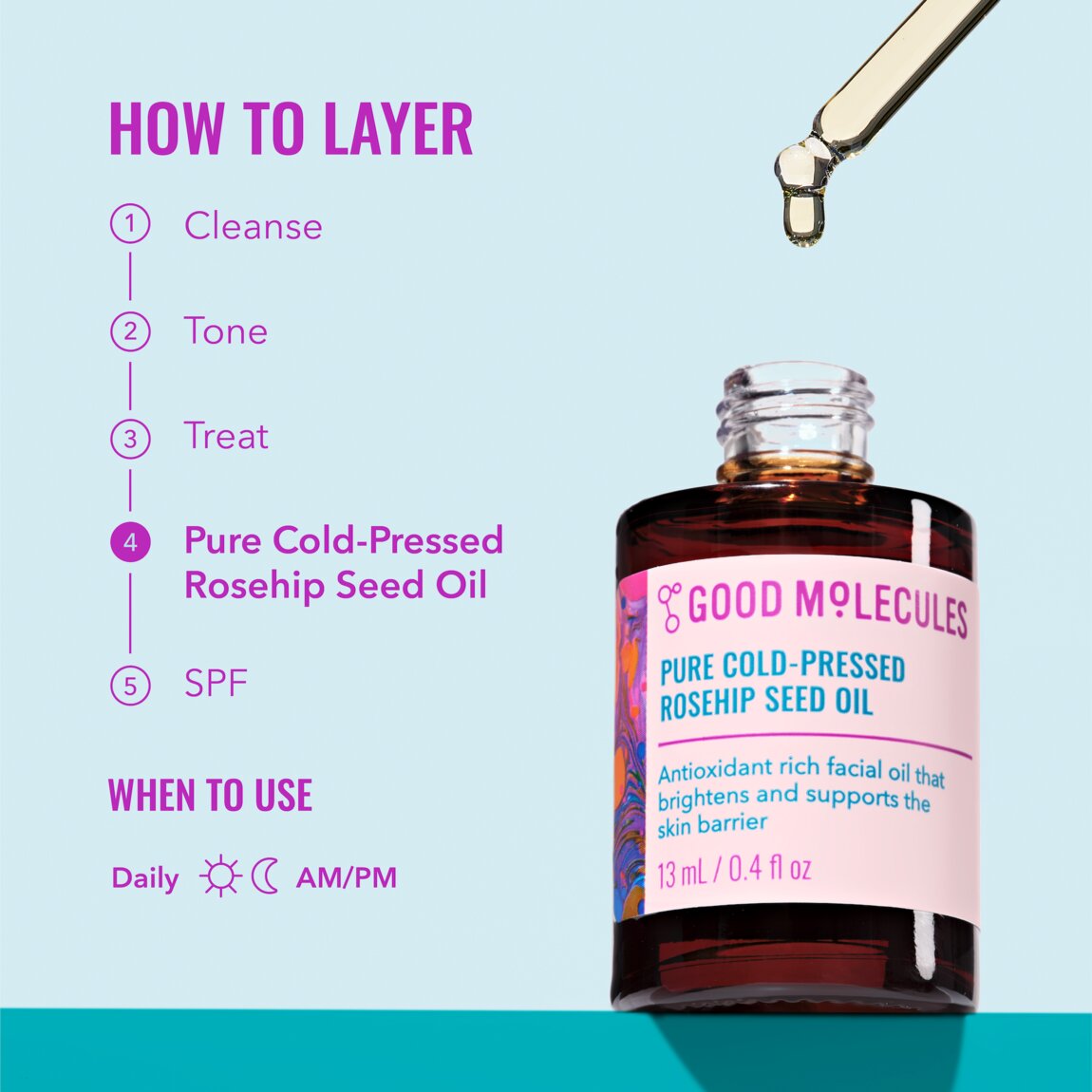 Pure Cold-Pressed Rosehip Seed Oil B7