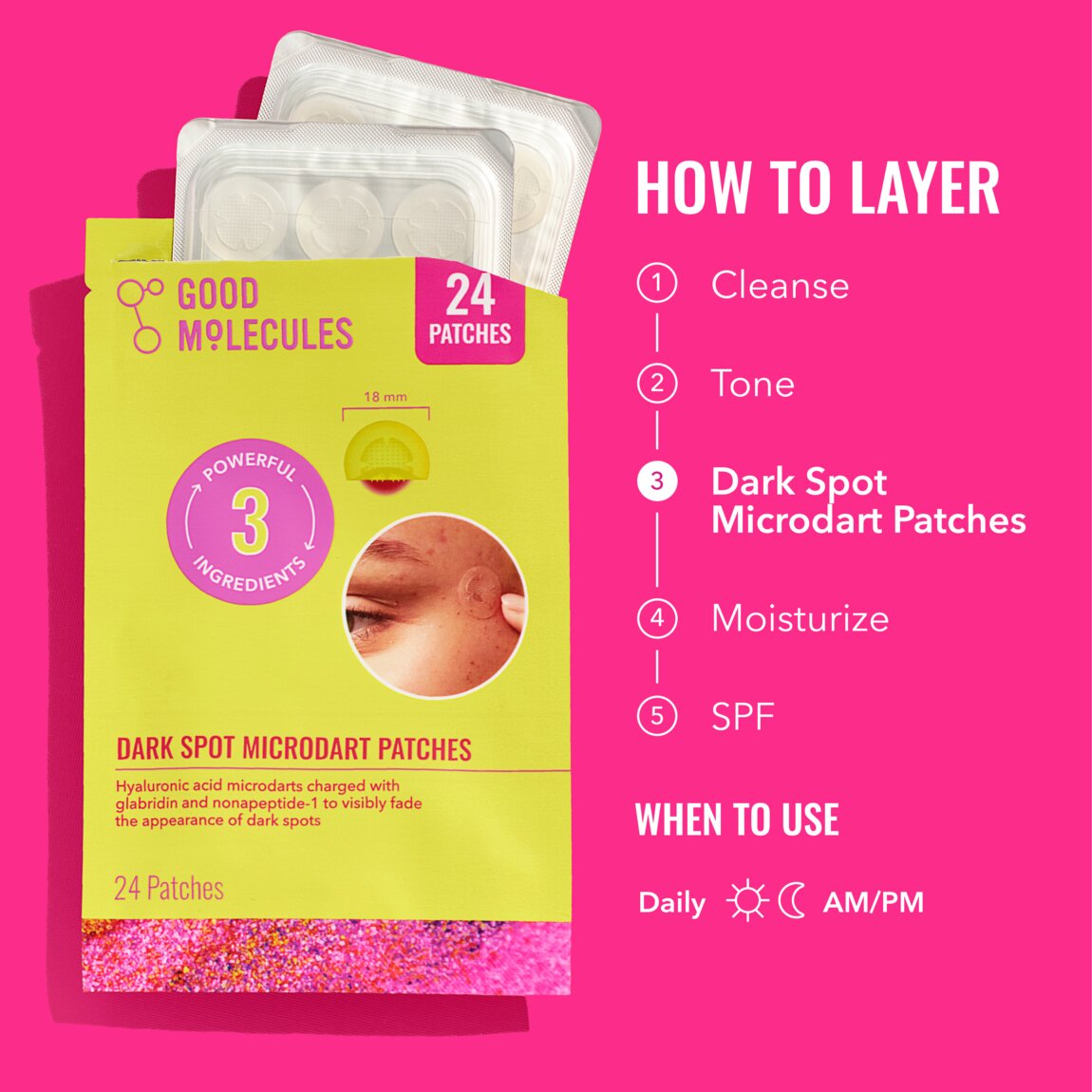Dark Spot Microdart Patches O5
