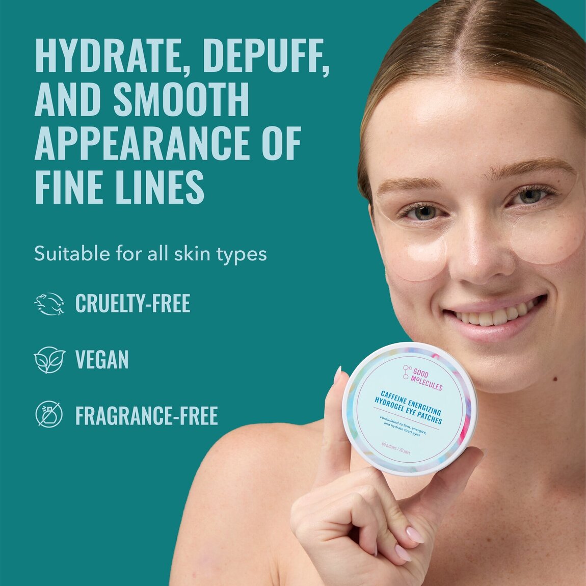 Caffeine Energizing Hydrogel Eye Patches F2