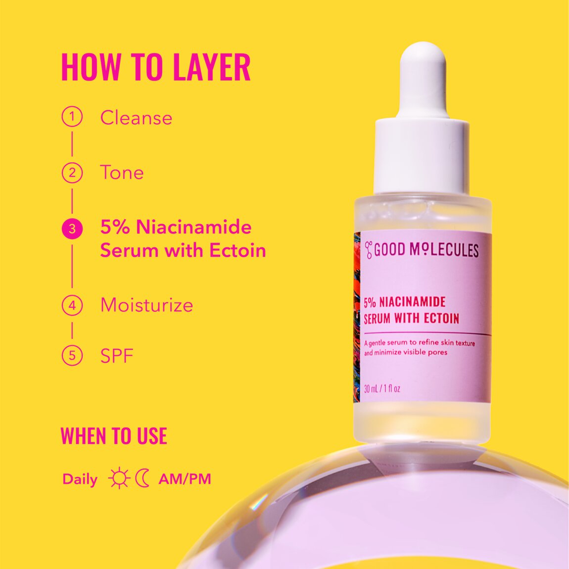 5% Niacinamide Serum with Ectoin M2