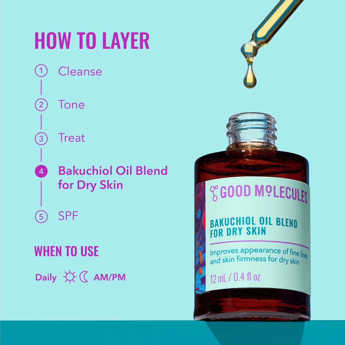 Bakuchiol Oil Blend for Dry Skin D6