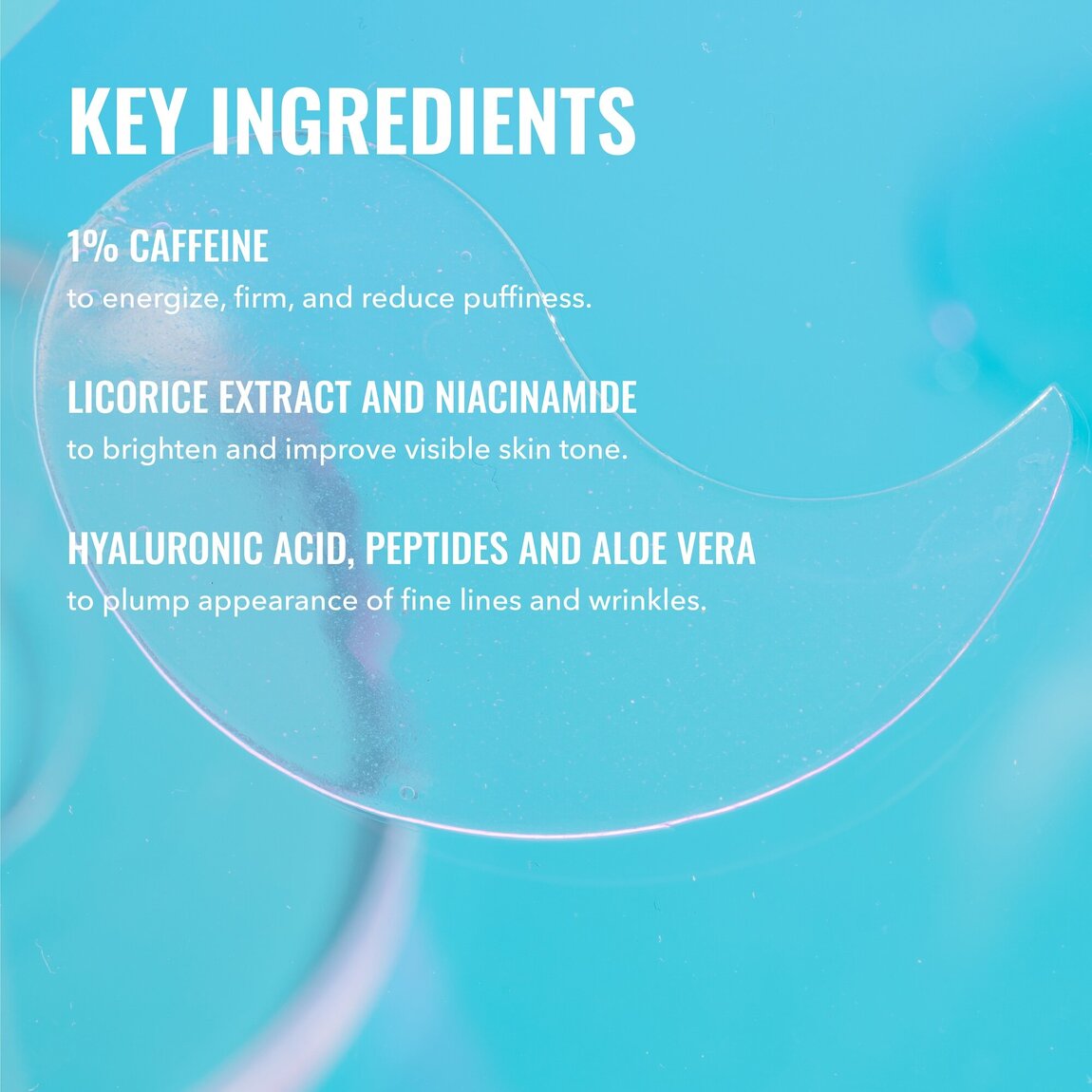 Caffeine Energizing Hydrogel Eye Patches F2